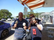 L Lorne -3  Ken J & Pam McN with our icecreams