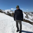 39 - Ray W at the top of the chairlift at Thredbo