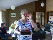 4 - Lynda R & her birthday cake