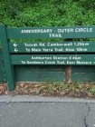 Anniversary Trail signpost